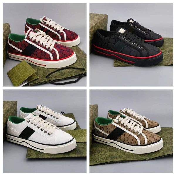 Tennis -Sneakers Designer Sneaker Schuhe Canvas lässig Retro Luxus Frauen Männer flach Bowlingschuh Stickerei 1977er atmungsaktiv