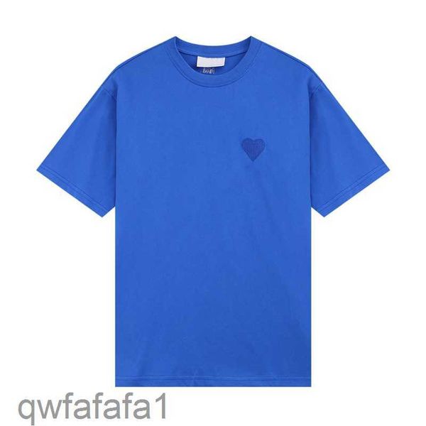 Play Brand Herren T-Shirts Neueste Herren Damen Designer von Luxus Amis T-Shirt Mode Herren Casual T-Shirt Mann Kleidung Little Red Heart Chuan Kubao Ling Polo Fv6 ONE9