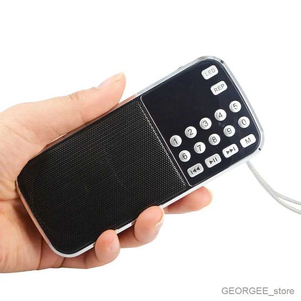 Bilgisayar Hoparlörleri Taşınabilir Mini Hoparlör MP3 Audio Music Player Amplifikatör Destek Feneri USB Radyo Çok Fonksiyonlu Hoparlör