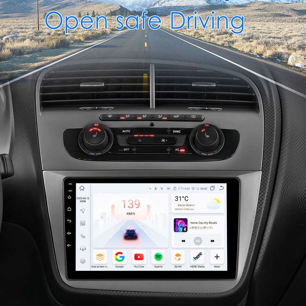 9 '' 7862 Akıllı Ekran 2din Android Araba Radyosu Multimedya Video Oyuncu Koltuğu Altea Toledo GPS NAV Carplay Auto 4G Rds