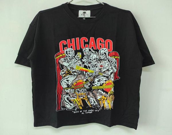 Giocatore di basket Warren Maglietta Chicago Stampa Tee Mens Lotas Tee Estate Donna Magliette Magliette allentate Camicia casual da uomo Top nero Tee6320928