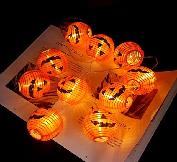 Zucca 10 LED String Lights Luci decorative di Halloween 15 m Corda Fata Lampada Lanterna Helloween Decorazione Giardino Natale 8082702