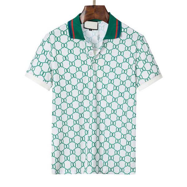 2024ss Mens Estilista Polo Camisas Luxo Itália Homens Roupas de Manga Curta Moda Casual Homens Verão Camiseta Muitas cores estão disponíveis Tamanho M-XXXL