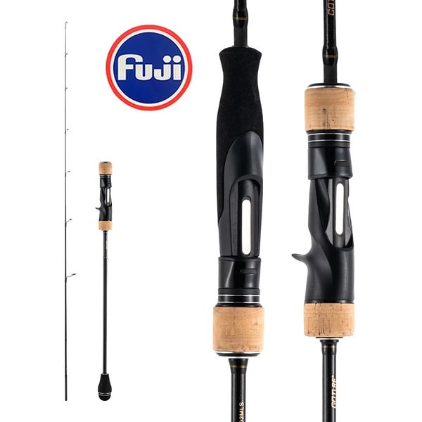 Goture 1.83m 1.98m Guia completo FUJI Anel Jigging Vara de pesca 2 seções Ocean Boat Vara de pesca ML M MH Fundição de energia Vara de água salgada 231228