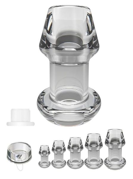 Yutong Hollow Butt Plug con inserto Plug analeTunnelToy Enorme speculum Dilatatore dell'ano SM Clistere Natura Toys9224004