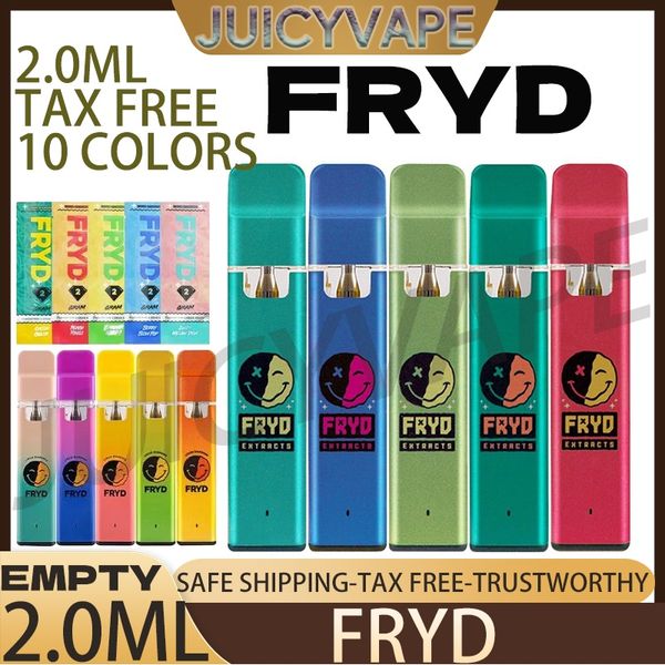 Fryd Tesidat Boş Vape Pens Vapes E Sigara Çubuk Pods Cihaz 380mAh Şarj Edilebilir Pil 2ml Paket Kartuşlu Buharlaştırıcı Vs Paket Woods Dabwoods Runtz X