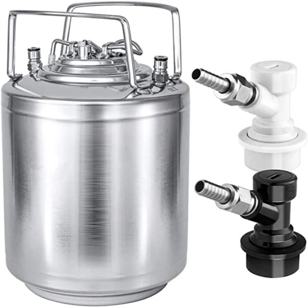 Bier Fass Ball Lock System Bar Werkzeug Flasche Kohlensäure Growler Hause Brauen Barrel Edelstahl Mit In Out Trenner ZZ