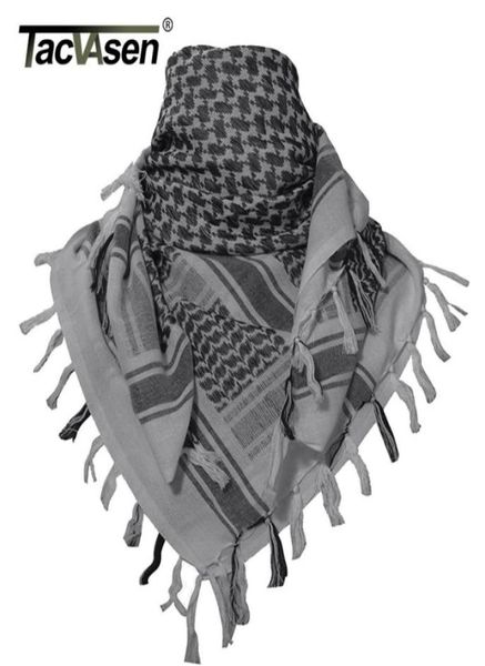 TACVASEN Sciarpa da uomo Tattica Deserto Arabo Kefiah Sciarpa Camouflage Testa Sciarpa Donna Arabo Cotone Paintball Maschera D1818359219