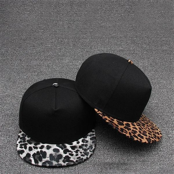 Tohuiyan Leopard Cap Kadın Beyzbol Şapkası Sonbahar Düz Brim Hip Hop Kapakları Moda Gorras Sport Street Giyim Erkek Şapkaları 231228