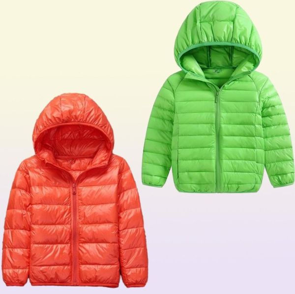 Cappotto di marca 90 Feather Light Ragazzi Ragazze Bambini039s Autunno Inverno Giacche Baby Down Fitness Capispalla4646651