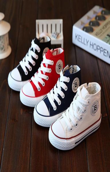 Scarpe per bambini per ragazza scarpe di tela casual sneaker da ragazzo zapatillas scarpe da bambina Bianco Alta moda buty tenis infantil 2103034474571