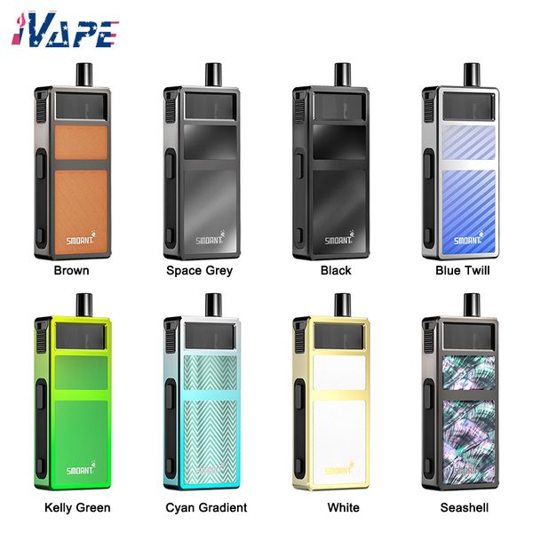 Smoant Pasito Mini Pod System Kit 30W 1100mAh 3,5ml Série P Enchimento lateral da bobina com AI Smart ANT-CHIP