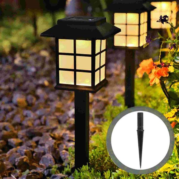 Decorazioni da giardino lampada da palo accessorio accessorio in plastica per decorazioni da esterno picchi sostitutivi la canna canna da canna luminosa