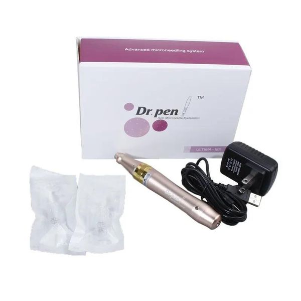 Peças m5/7w dr.pen derma caneta auto elétrica microneedle rolo sistema ajustável comprimento da agulha 0.25mm2.5mm anti acne ponto