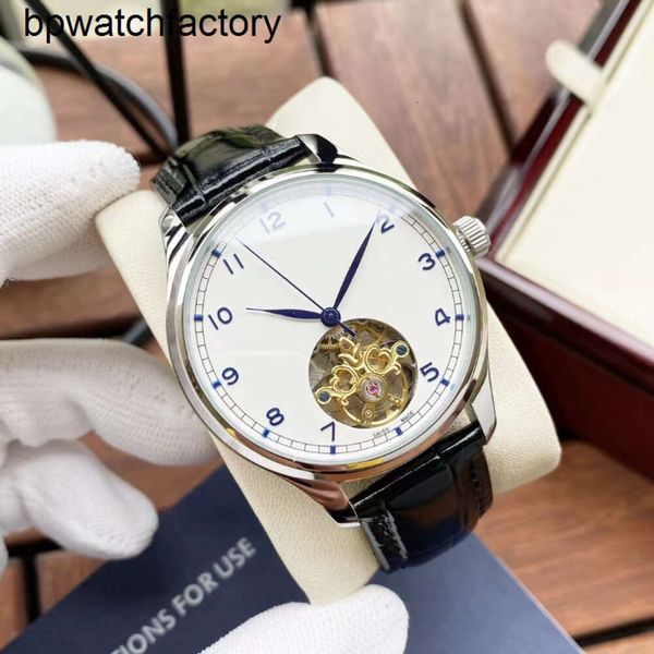 Orologio da polso IWCity Flywheel Fine Orologio da macchina a due pin da uomo per fidanzato, il lusso più costoso, qualità eccellente, prodotto da una grande fabbrica in Cina