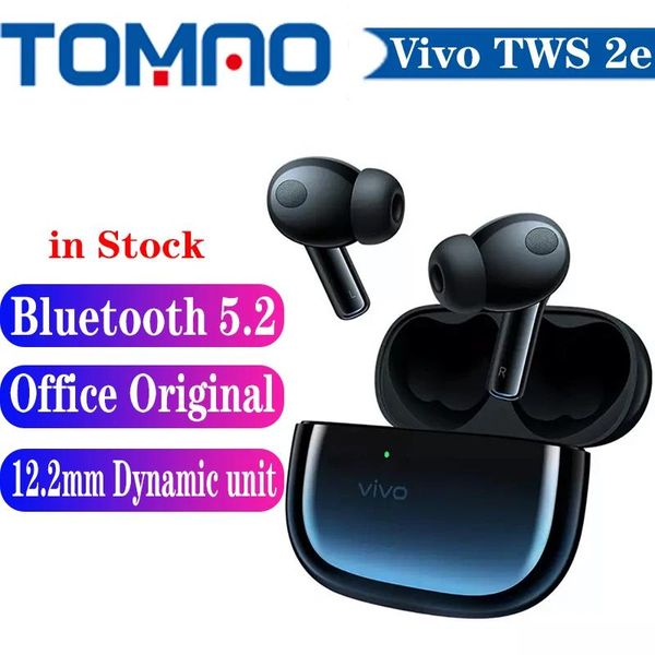 Kulaklıklar Orijinal Resmi Yeni Vivo TWS 2E Kablosuz Bluetooth 5.2 Mikrofonlu Kulaklık X60 Pro IQOO 7 IQOO 5 Pro