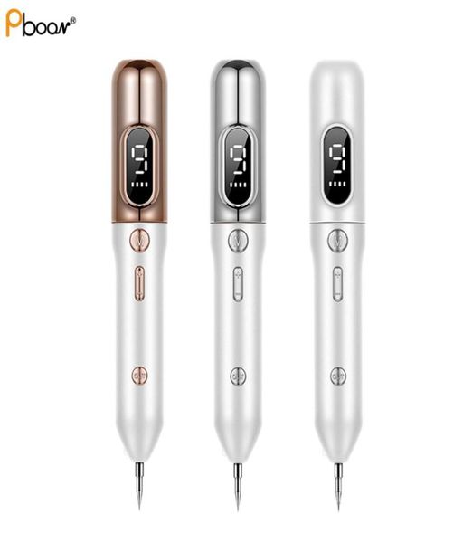 Stylo Plasma LCD 9 niveaux, dissolvant de tatouage, Laser, soins de la peau, dispositif de beauté, étiquette, points noirs, verrues, taches foncées, stylo d'élimination des grains de beauté Drop7841021