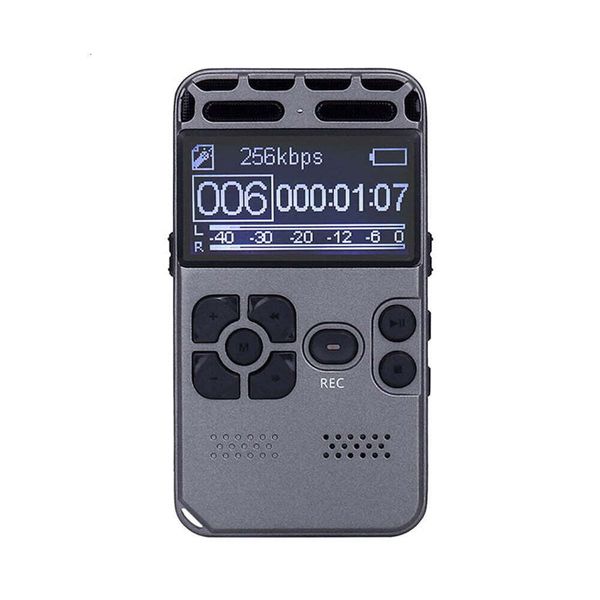 Anself Registratore vocale SK-502 Registratore audio dittafono digitale con supporto scheda di memoria per professionisti e musicisti