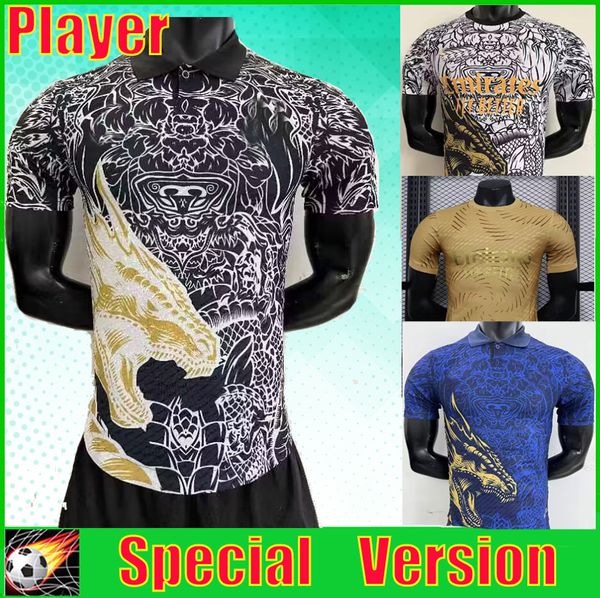 23 24 BELLINGHAM VINI JR Fußballtrikots 2024 Real Madrids Special Edition Dragon Player Version Fußballtrikot CAMAVINGA ALABA Rodrygo Herren Top-Uniform