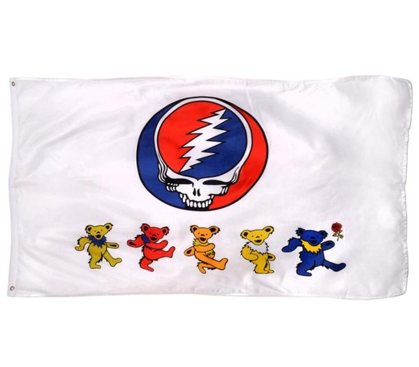 150x90cm 3x5ft Özel Dans Bear Flag 100 Polyester Dış Mekan İç Kullanımı En Popüler Flag3772574