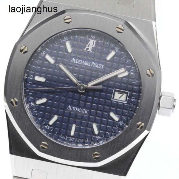 Orologio Audemar Pigue di lusso Orologio automatico svizzero Audemar Pigue Royal Oak 15000st.00.0789st.05 Quadrante blu navy automatico da uomo_ Settecentocinquantanovemiladue