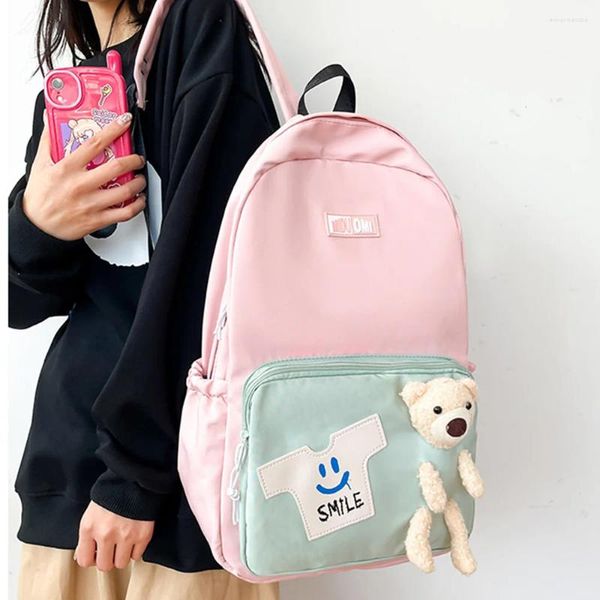 Zaino Sac A Dos Zaino per ragazze e ragazzi Zaini per le scuole superiori Torna alla borsa Mochilas alla moda Kawaii