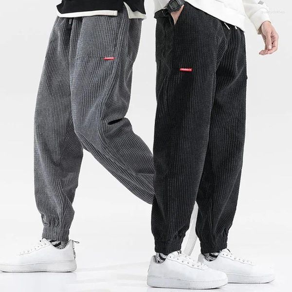 Männer Hosen 2023 Männer Lose Cord Hosen Dicke Warme Jogginghose Cargo Hip Hop Casual Marken Luxus Designer Kleidung Plus größe