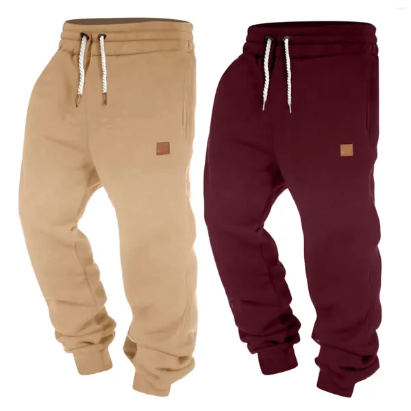 Pantaloni da uomo Uomo Splicing Tuta stampata Tasca casual Sport Lavoro Primavera Autunno Palestre Pantaloni da jogging Pantaloni sportivi Traspirante Sport Streetwear