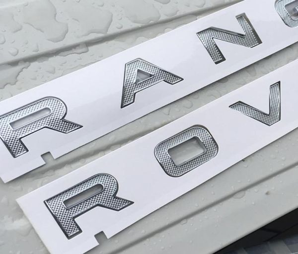 Buchstaben Emblem Abzeichen Logo für Range Rover SV Autobiographie SPORT DISCOVERY EVOQUE VELAR Auto Styling Motorhaube Stamm Abzeichen Aufkleber 2199253