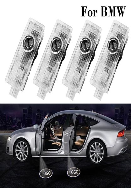 4 pçs led luz de boas-vindas logotipo do carro fantasma porta lâmpada projetor laser luces para bmw x5 e70 e60 e90 f10 f20 x1 x3 e92 e87 3 5 7 series9343700