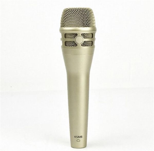 Высокое качество проводной динамический кардиоидный KSM8 профессиональный живой вокал динамический проводной микрофон караоке Microfono Mike Mic8151008