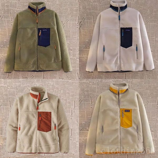 Herrenmantel, Jacke, Designer-Weste, dicke Pufferjacke, Fleece-Weste, modische Jacke, modische Fleece-Jacke, Wintersaison, Lamm-Fleece, warme Kaschmir-Jacke im Paar-Stil