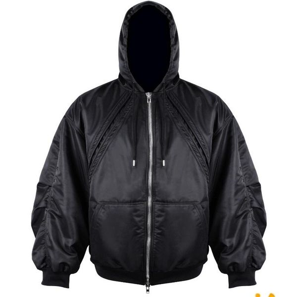 24SS Высококачественная куртка на молнии, парки для мужчин и женщин, утепленные пуховые пальто