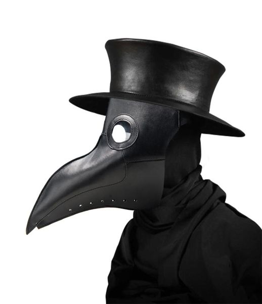 Yeni Veba Doktor Maskeler Gaga Doktor Maskesi Uzun Burun Cosplay Süslü Maske Gotik Retro Rock Deri Cadılar Bayramı Beak Mask1983080