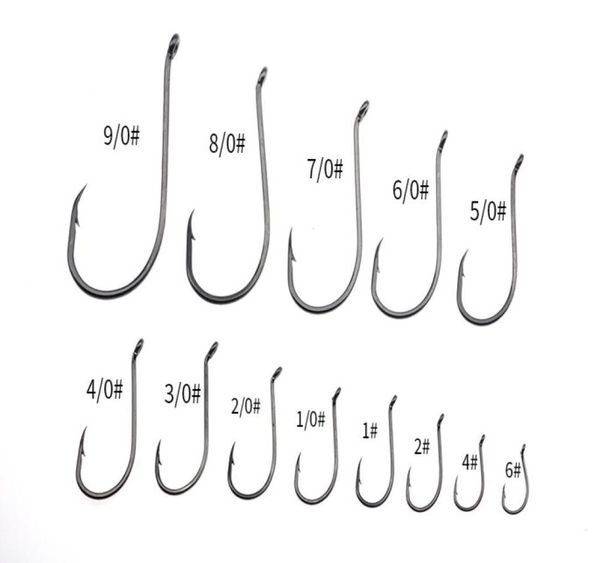 Rompin 50pcslot 8299 Angelhaken Octopus Beak Bait Angelhaken Offset High Carbon Steel Widerhaken Größe 9010 1 2 4 65126535