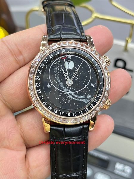 YL Fabrika Süper Baskı Make Men's Watches Yıldızlı Sky 6102 44mm Cal.240 Hareket Otomatik Mekanik Saat 904L Derin Su Geçirmez Bilek Kafyaları Gerçek Fotoğraflar-31