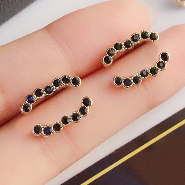 Luxo estrela diamante parafuso prisioneiro brincos de designer para voguish mulheres brincos de aço inoxidável studs marca carta brinco jóias dia dos namorados presentes de festa de casamento