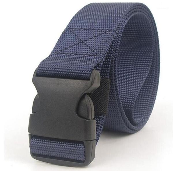 Cinture larghe 38 mm per cursori rapidi Clip per fibbia per cintura in tela Cinghie tattiche in plastica Lunghezza 48 pollici9735789