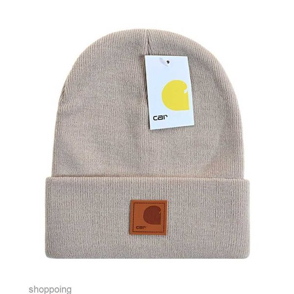 Vendita superiore Carhart Beanie Cappello lavorato a maglia invernale Gorros Bonnet Skull Caps Cappelli lavorati a maglia Berretto sportivo classico Uomo Berretti da esterno W-14