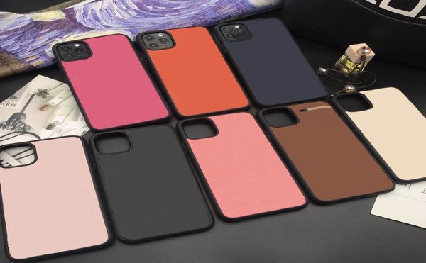 Чехлы для телефонов для Samsung Galaxy S21 S10 5G S10E S20 S7 Edge S8 S9 Жесткий чехол из искусственной кожи PCTPU Note 8 9 10 Plus 20 Ultra Back Cover Case2508328
