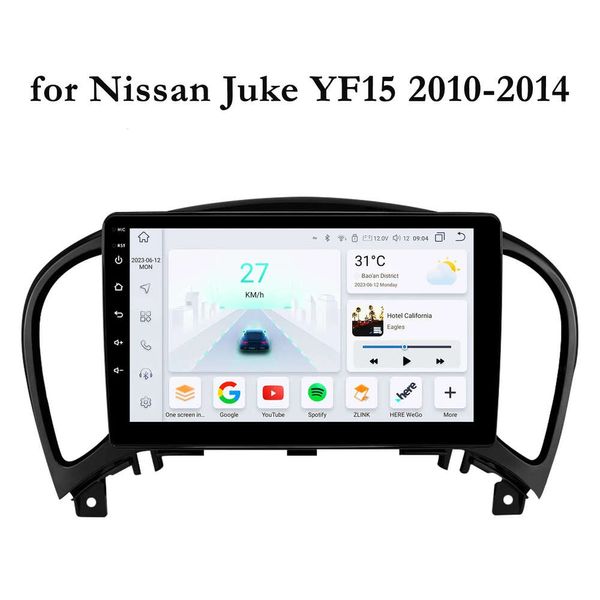 Carplay 4G-LTE DSP AI 2 Din Android 12 Автомобильный радиоприемник для Nissan Juke YF15 2010 2011 2012 2013 2014 Мультимедийный плеер 2din стерео GPS