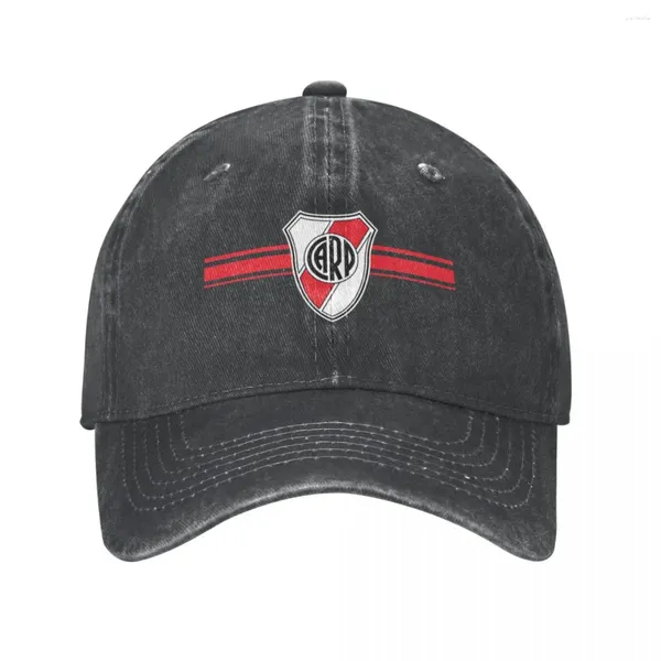 Cappellini da baseball Stripes Of My Heart River Plate Argentina Berretto da cowboy Cappello da spiaggia Gita da baseball Cappelli da uomo da donna