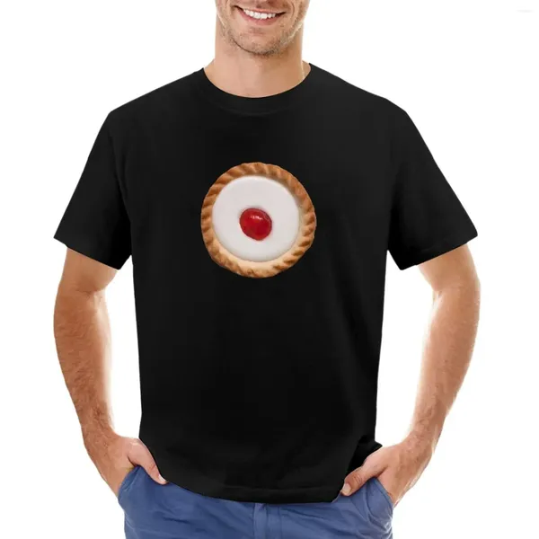 Herren Polos Bakewell Tart T-Shirt Anime Ästhetische Kleidung Übergroßes T-Shirt Schnell trocknende weiße Herrenhemden