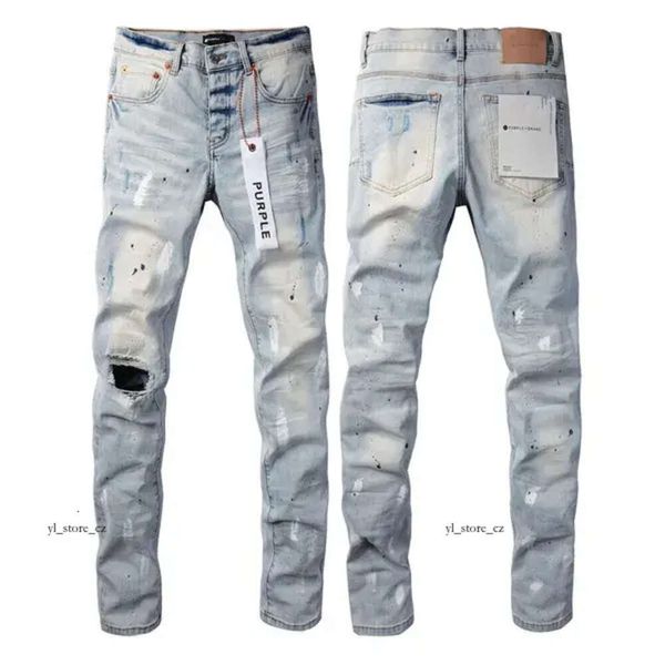 Jeans di marca viola firmati Jeans skinny da uomo Pantaloni lunghi hippop slim denim dritti streetwear Pantaloni skinny Jeans viola all'ingrosso 4897