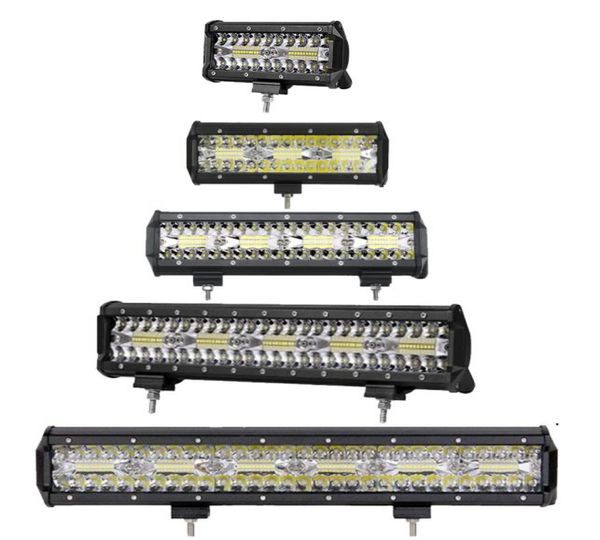 60W 120W 180W 240W 300W 360W 3 360W LED Işık Çubuğu Offroad Işın LED İş Işığı Bar 12V 24V Kamyon SUV ATV 4WD 4X46514077