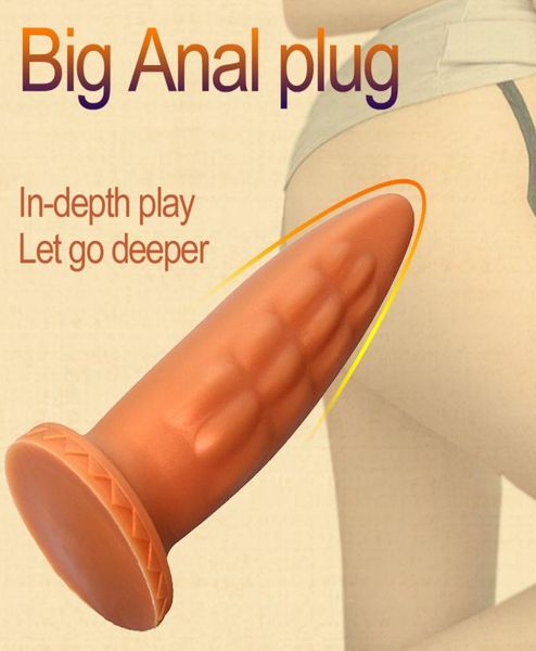 New Super Large Anal Plug Big Butt Plug Perline Dilatatore ano Espansione Stimolatore Massaggiatore prosato Dildo anale Giocattoli erotici del sesso9791697