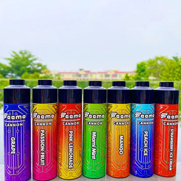 Vape monouso Airflow Big Cloud Vape MOD Feemo Cannon Vape Pen monouso vaporizzatore 0,5ohm Big Cloud 10 sapori 18 ml e succo 8 nic Spedizione magazzino UE