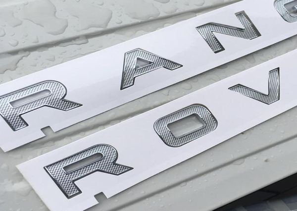 Buchstaben Emblem Abzeichen Logo für Range Rover SV Autobiographie SPORT DISCOVERY EVOQUE VELAR Auto Styling Motorhaube Stamm Abzeichen Aufkleber 3418530