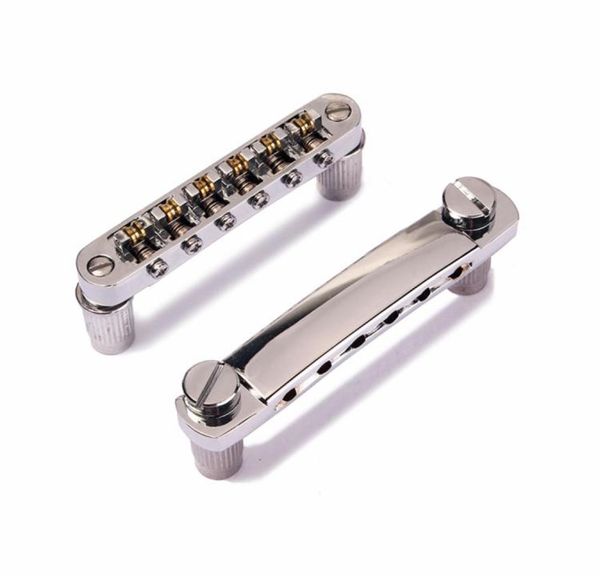 Chitarra Roller Saddle Bridge Cordiera Messaggi di bloccaggio per Gibson LP Epiphone Parti di chitarra elettrica71350151790556