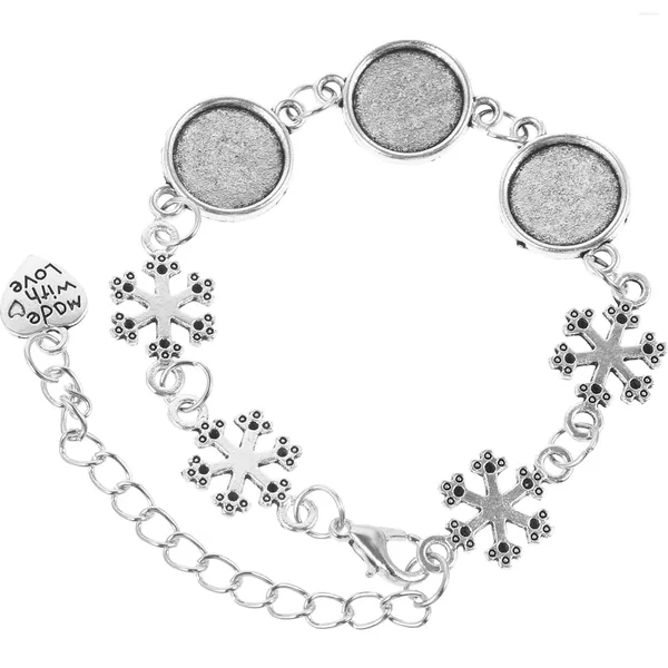 Charme Pulseiras Gemstone Base Pulseira Estética Decoração De Aniversário Para Menina Liga Feminina